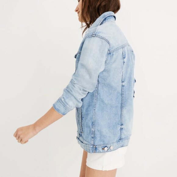 Madewell Distressed Denim Jacket - Picture 2 of 6